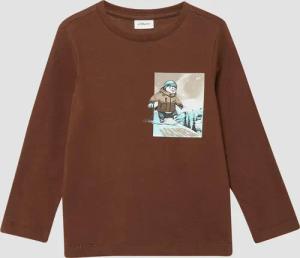 Langarm-Jersey-Shirt mit Frontprint