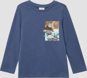 Langarm-Jersey-Shirt mit Frontprint