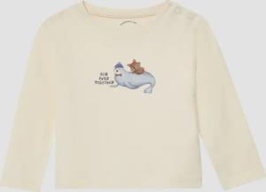 Langarm-Jersey-Shirt mit Frontprint