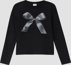 Langarm-Jerseyshirt mit Schmucksteinen im Loose Fit