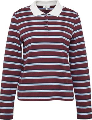 Langarm-Poloshirt mit Streifen