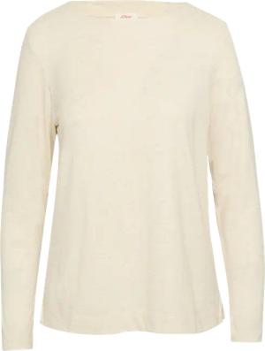 Langarm-Shirt mit Metallic-Effekt