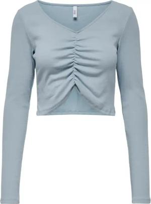 Langärmeliges Damen-Crop-Top mit V-Ausschnitt Only onlkenya life