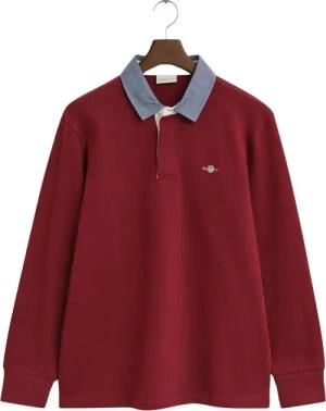 Langärmeliges Polo-Shirt Gant Reg Chambray Heavy