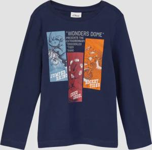 Langarmshirt aus Baumwolle mit Frontprint