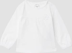 Langarmshirt im A-Shape mit Applikation