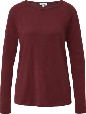 Langarmshirt mit Flammgarnstruktur