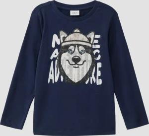 Langarmshirt mit Pailletten-Artwork