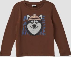 Langarmshirt mit Pailletten-Artwork