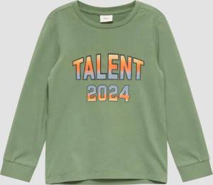 Langarmshirt mit Schrift-Print