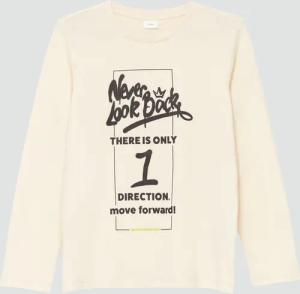 Langarmshirt mit Schriftprint