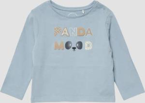 Langarmshirt mit verziertem Schriftprint