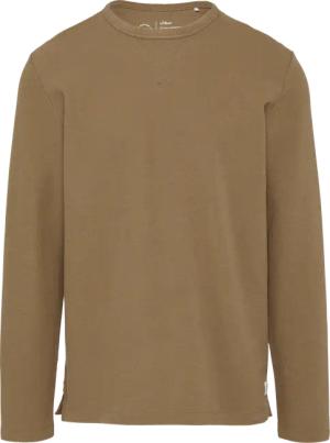 Langarmshirt mit Waffelstruktur und sportiven Details