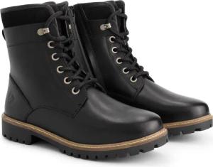 Langdets Herren - Schnürboots - Wolle gefüttert - Schwarz