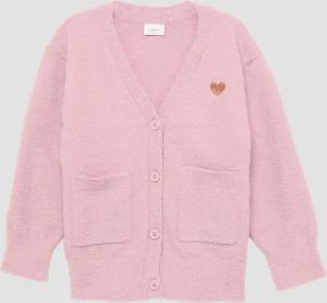 Lange Strickjacke aus Bouclé