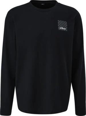 Langes Pyjama-Shirt mit Logoprint