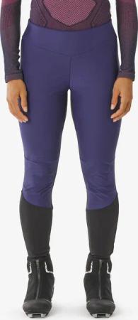 Langlauftights Damen winddicht - 500 violett