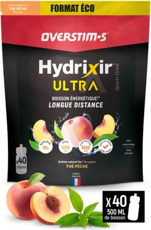 Langstrecken-Energy-Drink - Hydrixir Ultra - Pfirsichtee - 1,6kg