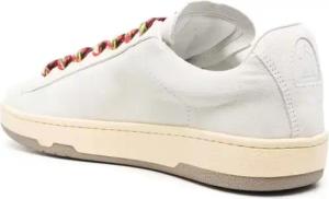 Lanvin Low-Top Sneaker - Curb Suede Sneakers - Gr. 37 (EU) - in Weiß - für Damen