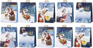 laro Geschenkbox Laro Geschenktaschen Geschenktüten Weihnachten 10/20/40/100stk Medium (10 St)