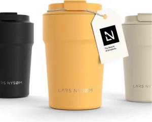 LARS NYSØM Thermobecher Bevægelse, 1-tlg., Thermobecher mit Vakuum Isolierung: 4h heiß / 8h kühl