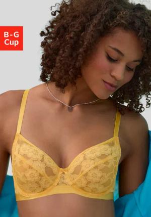 LASCANA Bügel-BH Damen sonnengelb Gr.70D