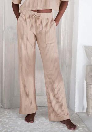 LASCANA Homewearhose Damen sand-meliert Gr.48/50