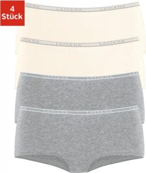 LASCANA Panty Damen grau-meliert / creme Gr.44/46