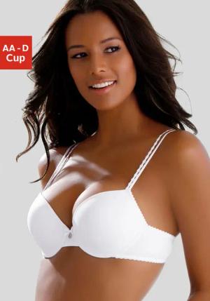LASCANA Push-up-BH Damen weiß Gr.90D