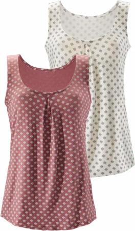 LASCANA Trägertop Damen beere, creme Gr.52/54