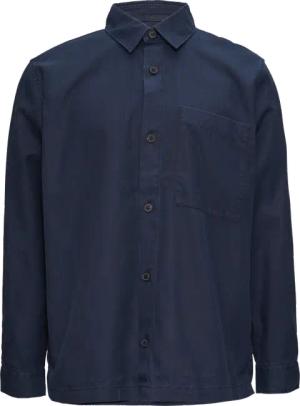 Lässiges Overshirt mit Fischgrat-Struktur