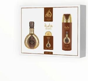 Lattafa Duft-Set Masa, Modernes Parfumset mit frischen, blumig-würzigen Nuancen
