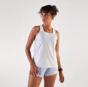 Lauf-Tanktop Damen leicht - Run 900 weiß