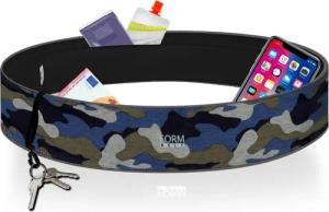 Laufgürtel für Handy, Schlüssel und Wertsachen,Blue Camo