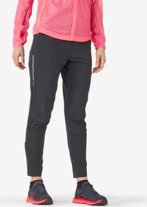 Laufhose Damen Slim-Fit Kiprun Light schwarz