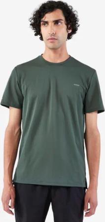 Laufshirt kurzarm Herren atmungsaktiv - Run 500 Dry dunkelgrün