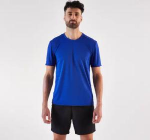 Laufshirt kurzarm Herren - Run 100 blau