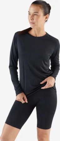 Laufshirt langarm Damen - Sun Protect schwarz