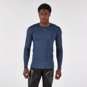 Laufshirt langarm Herren - Run 900 Merino blau