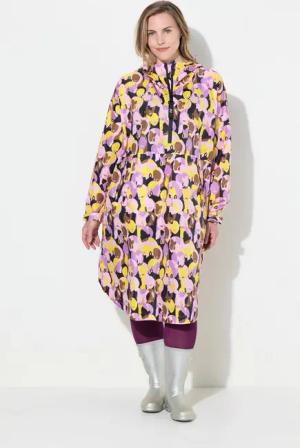Laurasøn Funktionsjacke Funktions-Regencape Unisex Print Kapuze