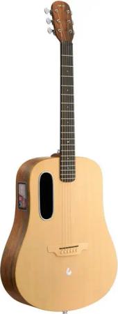 Lava Music Westerngitarre Lava Music Gitarre ME4 Spruce 41 Zoll Woodgrain Brown, Westerngitarre, Klinke, USB-C, Gitarre, Elektronische Akustik-Gitarre