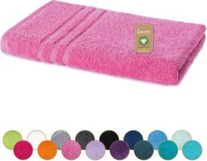 Lavea Handtücher Bali Handtuch 50x100 cm, Sporthandtuch, Fitness-Handtuch, Weiches Bio-Baumwollfrottee (1-St), pflegeleicht, GOTS-zertifiziert, extra saugstark mit 500g/m²