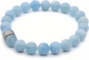 LAVISA Armband Armband Echte Edelstein Perlen, Kristalle, Heilsteine, Onesize, Echte Edelsteine, Rostfreies Edelstahl, Wasserfest