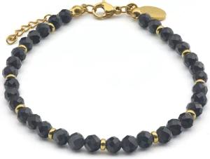 LAVISA Armband Edelstein Armband - 4mm Naturstein Perlen Granat