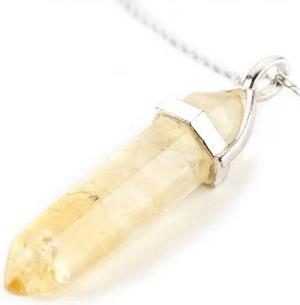 LAVISA Kette mit Anhänger LAVISA Obelisk Edelstein Halskette silber, echte Kristalle, Naturstein, Edelstein Halskette Schmuck Kristall Naturstein Edelsteinkette