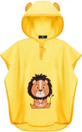 Laynenburg Badeponcho Kinder mit Kapuze - 100% Baumwolle - Strandponcho, Handtuch Poncho aus Frottee für Baby Jungen Mädchen