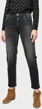Le Temps des Cerises  Jeans Basic 400/18 mom hohe Taille Jeans schwarz Nr. 1