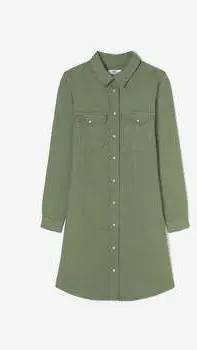 Le Temps des Cerises  Kleider Kleid gerade aus denim ALIO