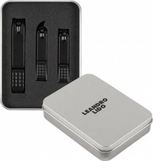 LEANDRO LIDO "Pescara" Maniküre Set 4-tlg schwarz