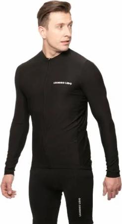 LEANDRO LIDO "Procida " Herren Radsport Langarm Trikot schwarz